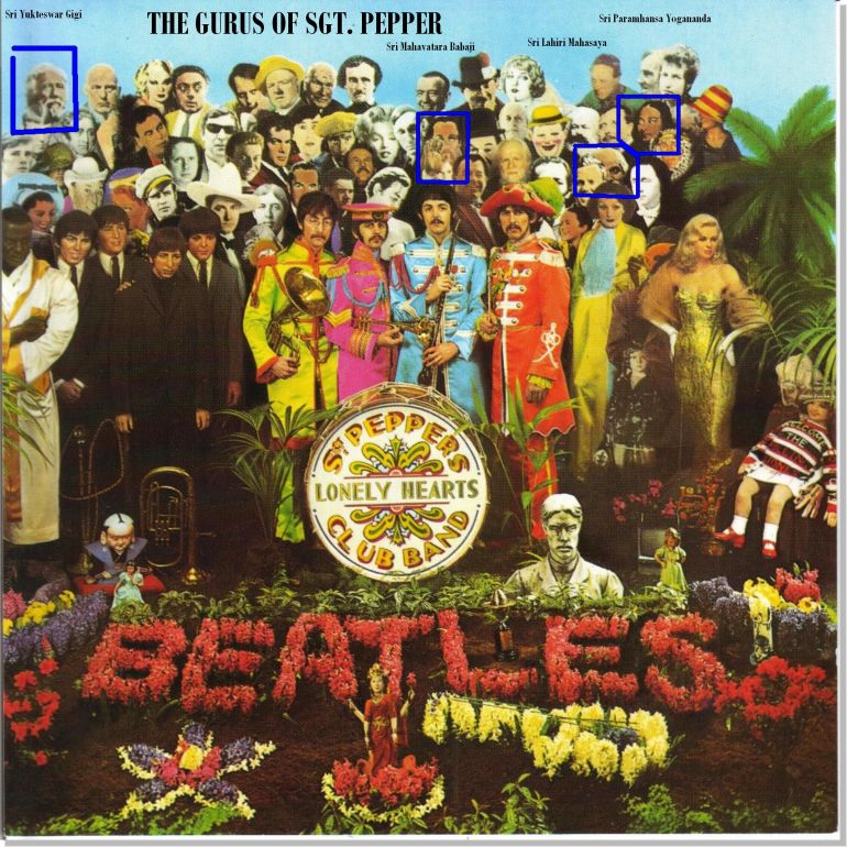 The Gurus of Sgt Peppers album cover by Beatles 1967